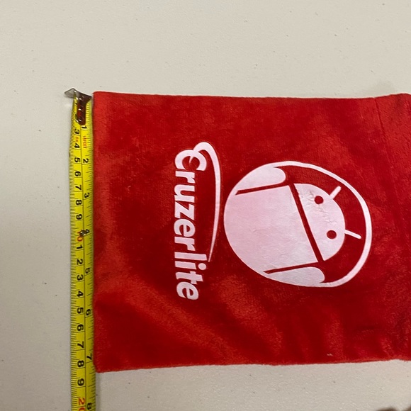 Android logo Red Drawstring Dust bag - Picture 8 of 10